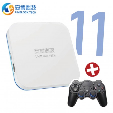 【送遊戲搖桿】安 博盒子機皇 第十一代X18  UBOX 11 PRO MAX 安博電視盒 台灣版 4GB/64GB 純淨版